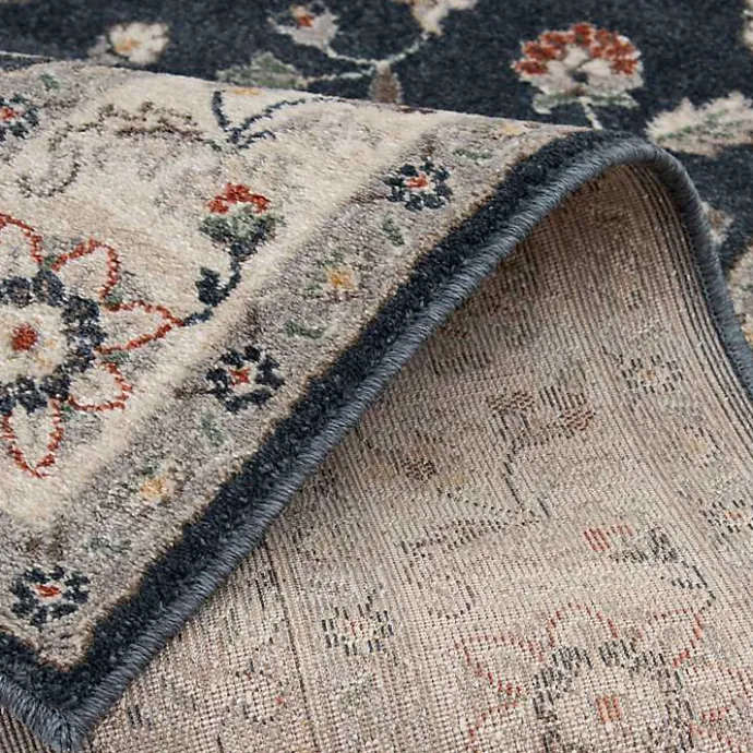 Hot Kirklands Home Navy Vintage Leni Area Rug, 5x7 Blue
