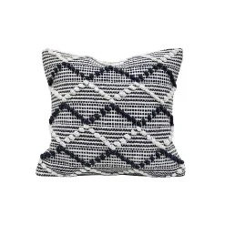 New Kirklands Home Navy Waves Outdoor Pillow