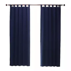 Discount Kirklands Home Navy Weathermate Blackout Curtain Panel, 95 in. Blue