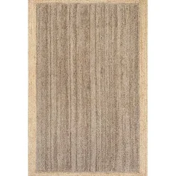 Kirklands Home Neely Jute Hand Woven Area Rug, 8x10 Tan