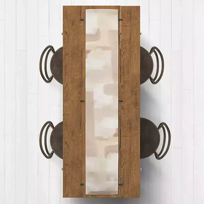 Online Kirklands Home Neutral Abstract Table Runner, 72 in. Tan