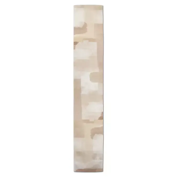 Online Kirklands Home Neutral Abstract Table Runner, 72 in. Tan