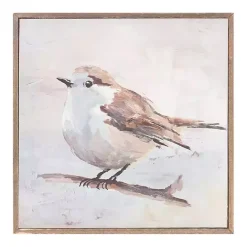 Kirklands Home Neutral Birds Framed Canvas Art Prints, Set of 2