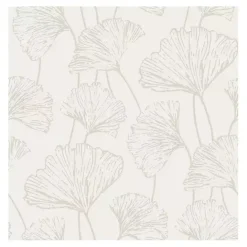 Hot Kirklands Home Neutral Botanical Peel and Stick Wallpaper