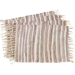 Sale Kirklands Home Neutral Chindi Weave Placemats, Set of 4