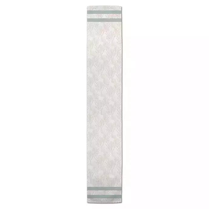 Outlet Kirklands Home Neutral Coral Stripe Table Runner, 72 in.