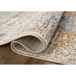 Hot Kirklands Home Neutral Diamond Patchwork Area Rug, 5x7