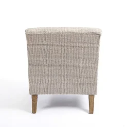 Online Kirklands Home Neutral Houndstooth 2-pc. Chair and Ottoman Set Tan