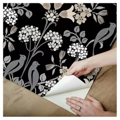 Hot Kirklands Home Neutral Meadow Peel & Stick Wallpaper