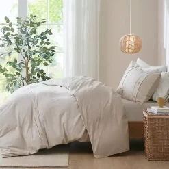 Discount Kirklands Home Neutral Oversized 3-pc. Queen Duvet Cover Set Tan