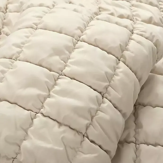 Best Kirklands Home Neutral Puff 3-pc. Full/Queen Comforter Set Tan