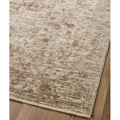 Kirklands Home Neutral Sorrento Medallion Area Rug, 6x9 Tan