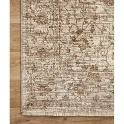 Kirklands Home Neutral Sorrento Medallion Area Rug, 6x9 Tan