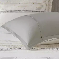 Outlet Kirklands Home Neutral Stripe King 3-pc. Comforter Set
