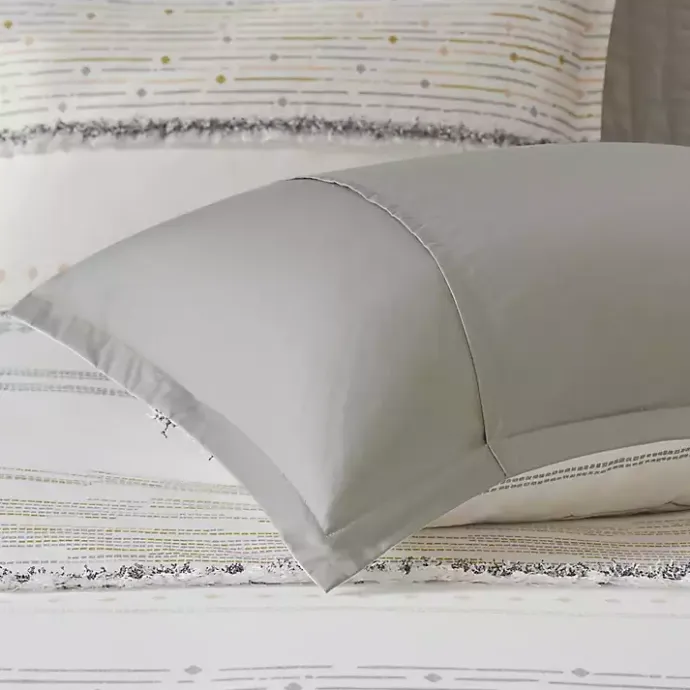 Outlet Kirklands Home Neutral Stripe King 3-pc. Comforter Set
