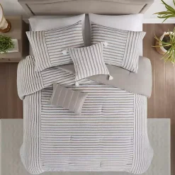 Best Kirklands Home Neutral Striped 5-pc. King Comforter Set