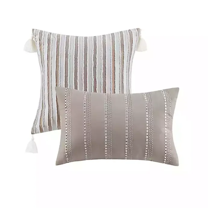 Best Kirklands Home Neutral Striped 5-pc. King Comforter Set