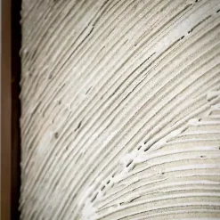 Clearance Kirklands Home Neutral Textured Wood Framed Wall Plaque