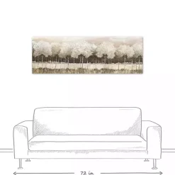 Hot Kirklands Home Neutral Treescape Canvas Art Print