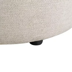 New Kirklands Home Neutral Upholstered Nesting Ottomans, Set of 2 Ivory