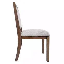 Discount Kirklands Home Neutral Upholstered Wood Frame Chairs, Set of 2 Multi