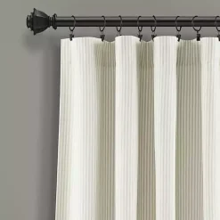 Discount Kirklands Home Neutral Vintage Stripe Curtain Panel Set, 84 in.