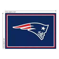 Outlet Kirklands Home New England Patriots Area Rug, 3x4 Blue