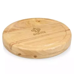 Clearance Kirklands Home New Orleans Saints Cheese Board and Tool Set Tan