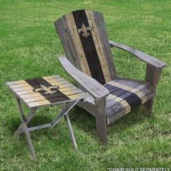 Discount Kirklands Home New Orleans Saints Folding Outdoor Table Brown