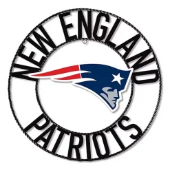 Outlet Kirklands Home NFL New England Patriots Wrought Iron Wall Plaque