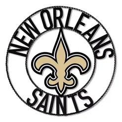 Discount Kirklands Home NFL New Orleans Saints Wrought Iron Wall Plaque