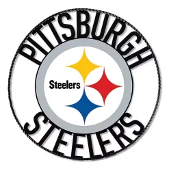 Best Kirklands Home NFL Pittsburgh Steelers Wrought Iron Wall Plaque