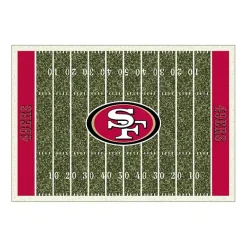 New Kirklands Home NFL San Francisco 49ers Home Field Area Rug, 6x8