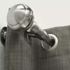 Hot Kirklands Home Nickel Blackout Extendable Curtain Rod, 72 in.