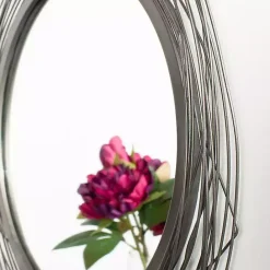Best Kirklands Home Nixie Black Wire Wall Mirror