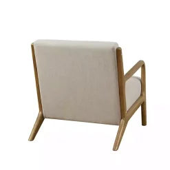 Hot Kirklands Home Nolan Cream Lounge Accent Chair White