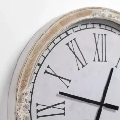 Discount Kirklands Home Norah Distressed Wood Wall Clock