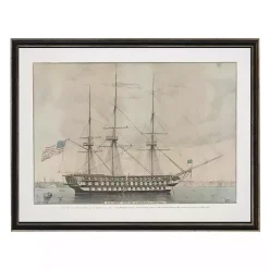 Kirklands Home North Carolina United States Ship Framed Art Print