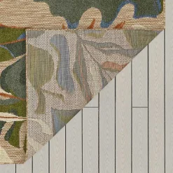 Online Kirklands Home North Shore Botanical Outdoor Area Rug, 9x12 Multi