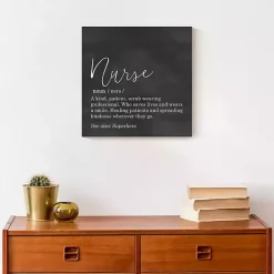 Hot Kirklands Home Nurse Definition Canvas Art Print Black