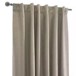 Discount Kirklands Home Oatmeal Baxter Blackout Curtain Panel, 95 in. Tan