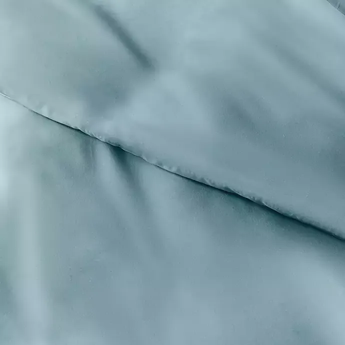 New Kirklands Home Ocean Solid 3-pc. Queen Duvet Cover Set Blue