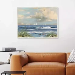 Clearance Kirklands Home Ocean Regatta Framed Canvas Art Print Multi