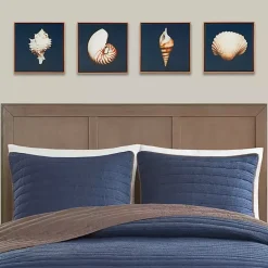 Best Kirklands Home Ocean Shell Framed Canvas Art Prints, Set of 4