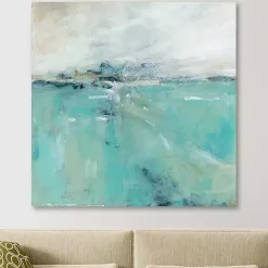 Best Kirklands Home Ocean's Expanse Giclee Canvas Art Print Blue