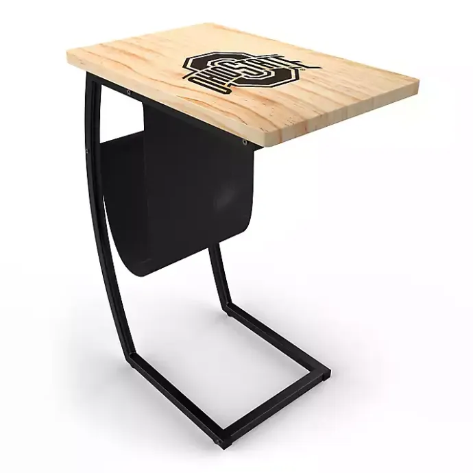 Kirklands Home Ohio State University Wood C-Table Tan