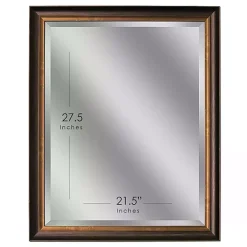 Sale Kirklands Home Oil Rubbed Bronze Beveled Framed Wall Mirror