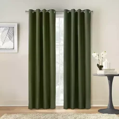 Kirklands Home Olive Alpine Blackout Curtain Panel, 84 in. Green