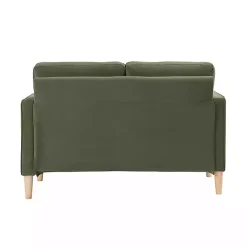 New Kirklands Home Olive Chelsea Modern Loveseat Green
