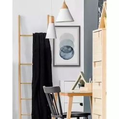 Kirklands Home Ombre Overlapping Circles Giclee Framed Art Print